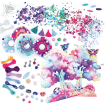 Дърво за бижута Селестиал, с творчески комплект за гривни Nebulous Stars N11215