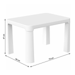 Technok Toys Детска маса, бяла 2