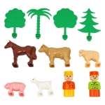 Конструктор ферма с животни, 160 части, Technok Toys 0327 3