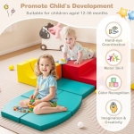 Меки модули за игра и катерене, 10 броя, Costway FH10147GN 5