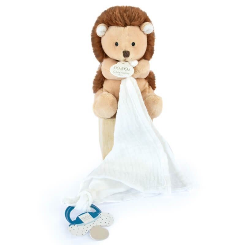 plyushen-taralezh-s-karpa-za-gushkane-unicef-12-sm-doudou-239836-1 Плюшен таралеж с кърпа за гушкане, UNICEF, 12 см, Doudou 239836 1