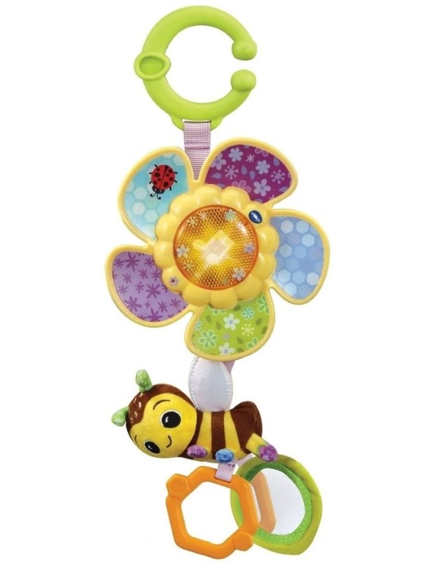vtech-muzikalna-igrachka-za-kolichka-pchela-550603-1 VTech Музикална играчка за количка, Пчела 550603 1