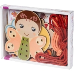 Eichhorn Дървени животни с конци за нанизване 100006846