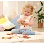 Eichhorn Дървени животни с конци за нанизване 100006846 4