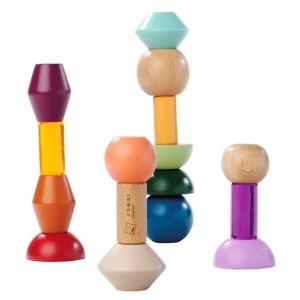 Монтесори Цветни фигури за подреждане Eichhorn 100006051 1