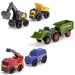 Комплект с колички и камиони, 5 броя Dickie Toys 203742016 1