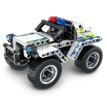 Конструктор Полицейски джип Pull Back, 199 части, iM.Master im5805 1