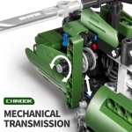 Конструктор Военен хеликоптер 2 в 1, 393 части, iM.Master im6809 1