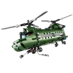 Конструктор Военен хеликоптер 2 в 1, 393 части, iM.Master im6809 2