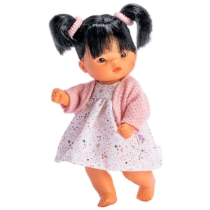 Asi Испанска кукла Чени със рокля и розова жилетка 0127090