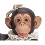 Asi Кукла Маймунка Лола с рокличка и биберон 0607450 1