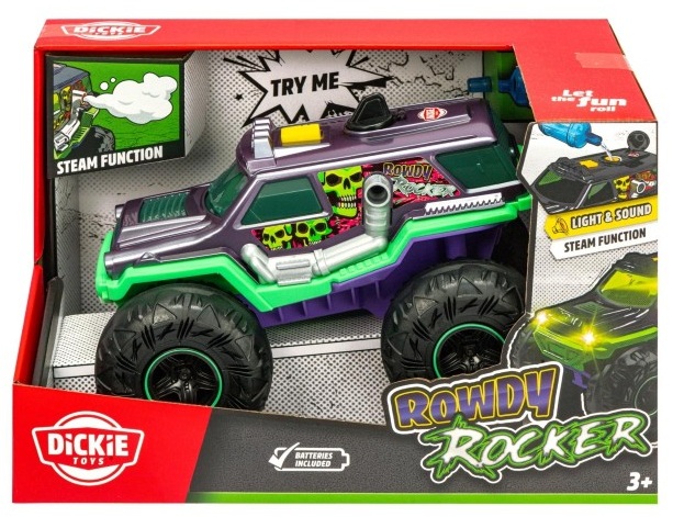 monstar-kamion-rowdy-rocker-s-zvuk-i-svetlini-dickie-203764025 Dickie Мощен джип Rowdy Rocker с функции