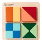 Eichhorn Монтесори пъзел с геометрични фигури 100006032