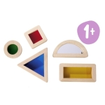 Монтесори фигури с цветно акрилно стъкла Eichhorn 100006001 2