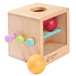 Монтесори Кутия с цветни топчета Eichhorn 100006030 1