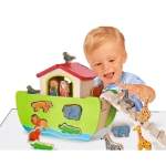 Дървен сортер с животни, Ноевият ковчег, Eichhorn 100002084 1