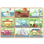 Дървен лабиринт, Превозни средства, Tooky Toys tj599n-1