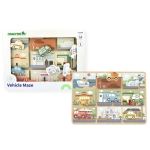 Дървен лабиринт, Превозни средства, Tooky Toys tj599n-2