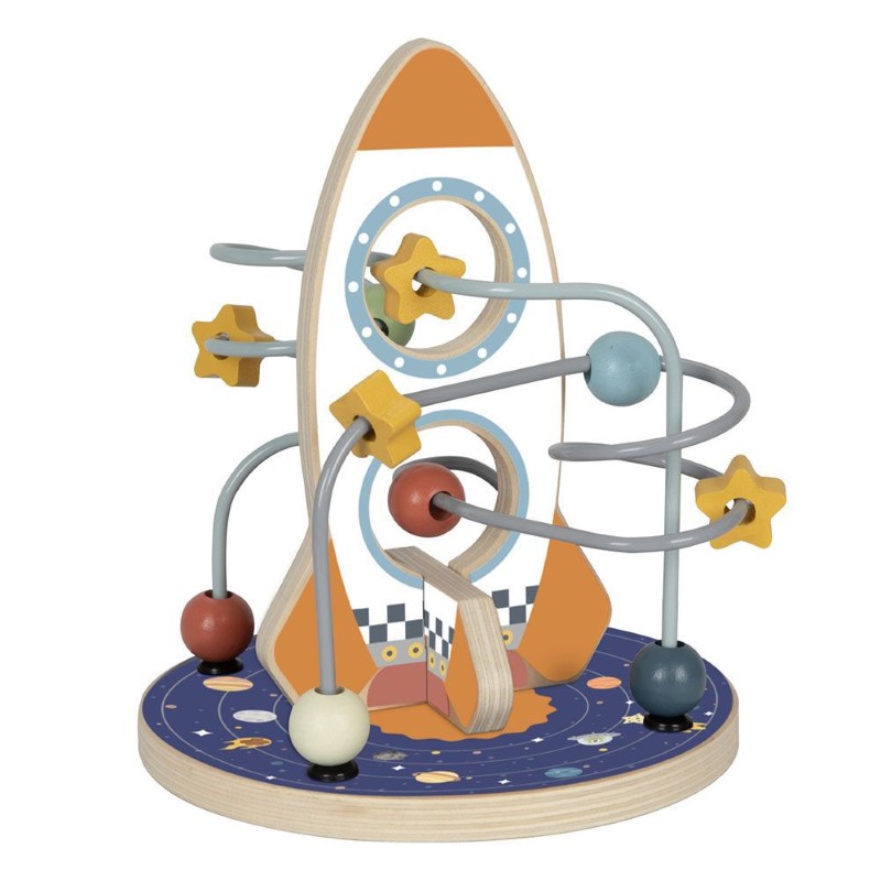 darven-labirint-raketa-tooky-toys-tp058-1 Дървен лабиринт, Ракета, Tooky Toys tp058-1