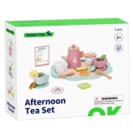 Детски дървен сервиз за чай с аксесоари Tooky Toy TJ271-6