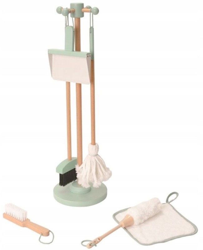 detski-dyrven-komplekt-za-pochistvane-lelin-toys-L50258 Детски дървен комплект за почистване Lelin Toys