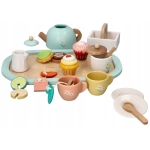 Детски дървен сервиз за чай Lelin Toys L40327 1
