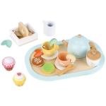 Детски дървен сервиз за чай Lelin Toys L40327