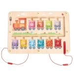 Двустранна дъска за писане на букви с магнитен лабиринт Lelin Toys L20255