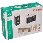 Дървени мебели за игра, Кухня Lelin Toys 3