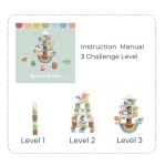 Игра за баланс с животни Tooky Toy tj004-5