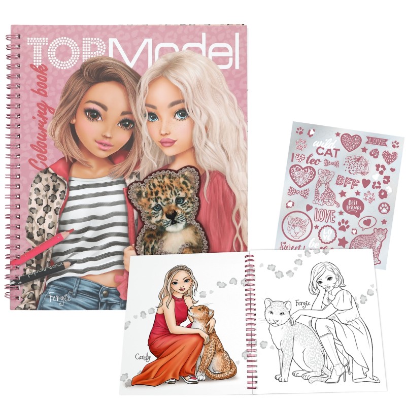 knizhka-za-otzvetyavane-leoheart-topmodel-413737 Top Model Книжка за оцветяване Leo heart