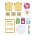 Комплект тостер, с аксесоари за закуска, Tooky Toy tj272-2