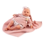 Красива кукла бебе София с одеяло и биберон Reborn, 50 см, Antonio Juan 1