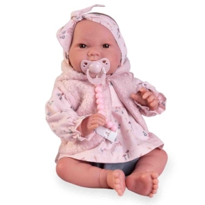 Antonio Juan Кукла бебе Ника с биберон Reborn, 42 см