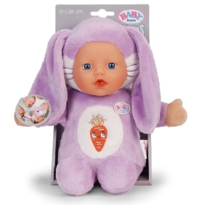 Baby Born Мека кукла за гушкане Зайче, 26 см