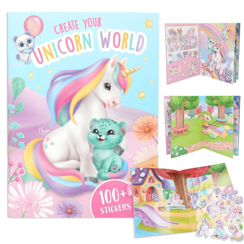 knizhka-s-stikeri-ednorog-ylvi-topmolde-413880 Ylvi Книжка със стикери Unicorn
