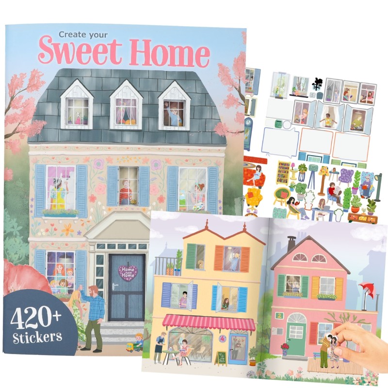 knizhka-s-stimeri-sweet-home-top-model-413806 Top Model Книжка със стикери Sweet Home