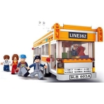 Конструктор Тролейбус с 5 фигури, 465 части, Sluban 4