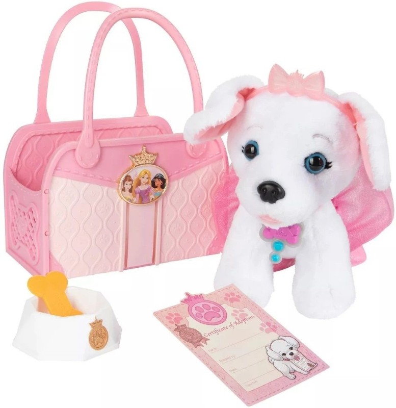 kuche-s-aksesoari-v-chanta-jakks-pacific-216784 Плюшено кученце в чанта с аксесоари, Jakks Pacific