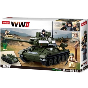 Конструктор Sluban Танк от Втората световна война 2 в 1, 687 части