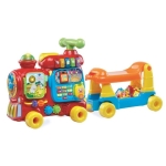 VTech Детски влак с вагон за возене и интерактивни игри, 4 в 1 1