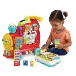 VTech Детски влак с вагон за возене и интерактивни игри, 4 в 1 6