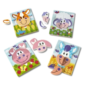 Дървен пъзел Ферма, Melissa and Doug 40132-1