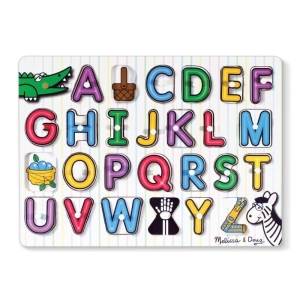 Дървен пъзел Азбука, 26 части, Melissa and Doug 3272-1
