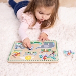 Дървен пъзел с животни Zoo Animals, Melissa and Doug 6075363-3