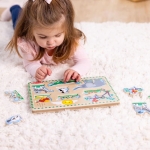 Дървен пъзел с животни Zoo Animals, Melissa and Doug 6075363-4