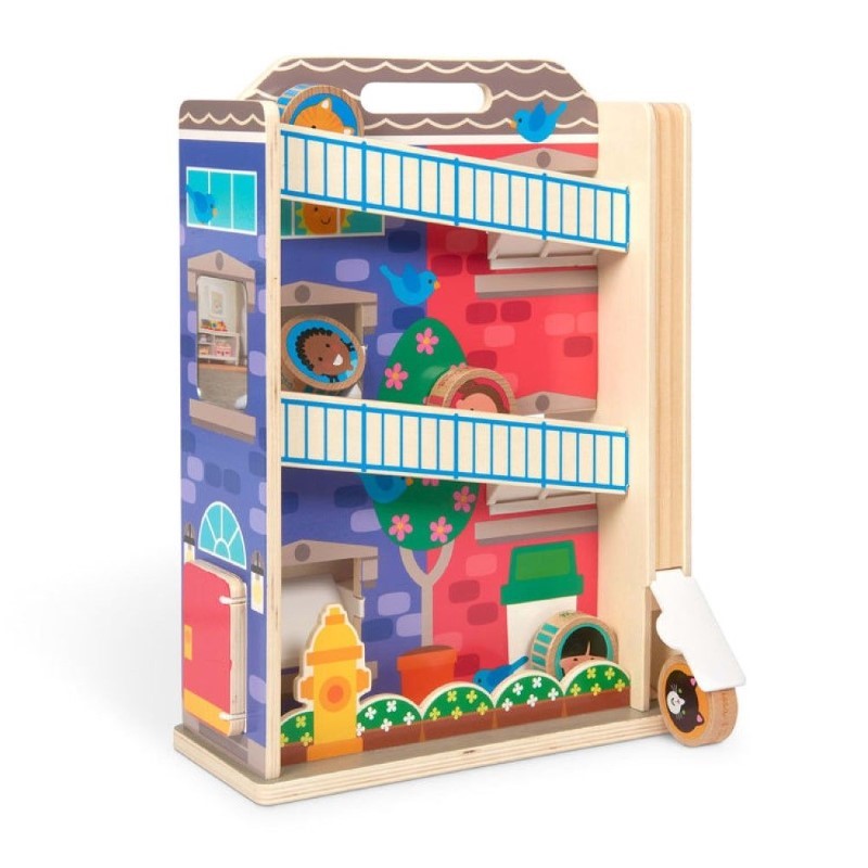 detska-darvena-igra-go-tots-town-house-tumble-melissa-and-doug-30741-1 Детска дървена игра GO Tots Town House Tumble, Melissa and Doug 30741-1