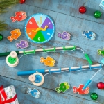 Детска дървена игра Риболов с магнити, Melissa and Doug 5149-7
