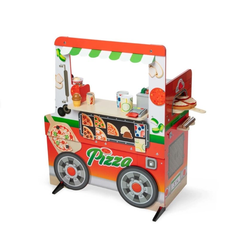 detska-darvena-kolichka-za-pitsa-melissa-and-doug-32201-1 Детска дървена количка за пица Melissa and Doug 32201-1