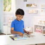 Детска книжка със стикери Сафари, Melissa and Doug 40160-3